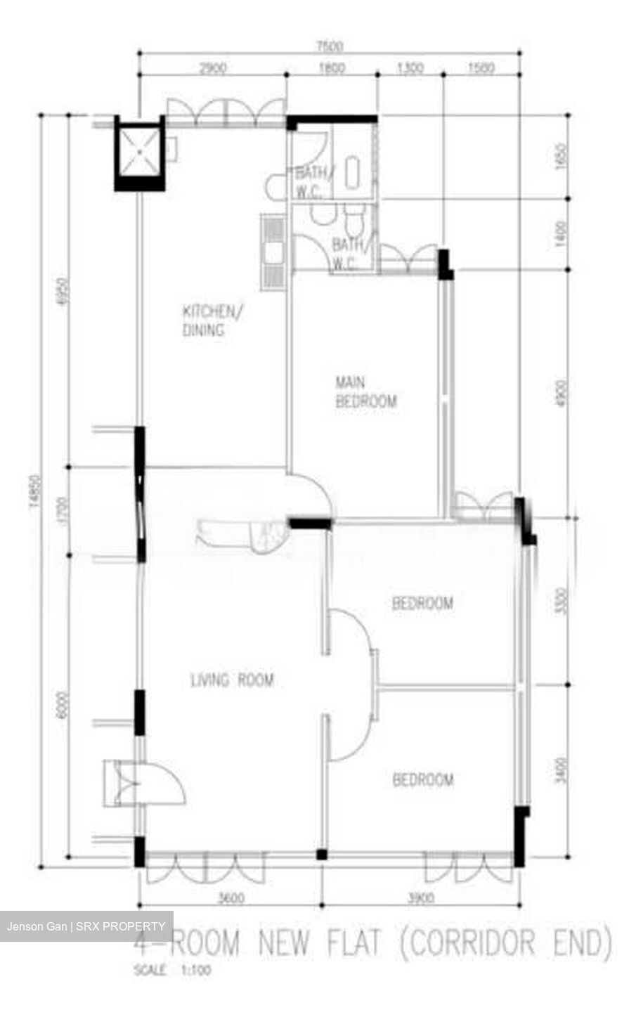 Blk 334 Clementi Avenue 2 (Clementi), HDB 4 Rooms #557556311